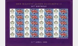 Queen's 80th Birthday (2) [Customised Sheet]