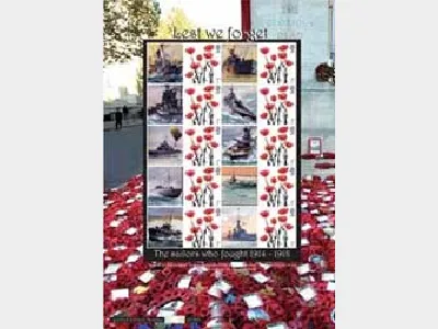 Lest We Forget - Navy [Customised Sheet]