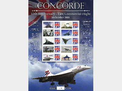 Concorde Final Flight [Customised Sheet]