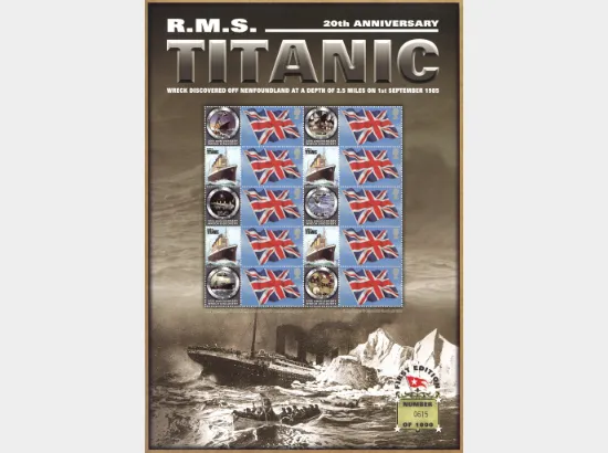 Titanic collides with Iceberg