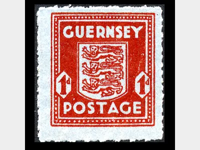 Guernsey 1d Banknote paper (Arms)