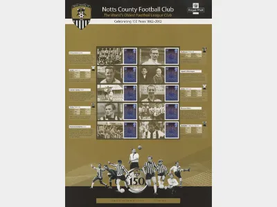 Notts County Football Club [Commemorative Sheet]