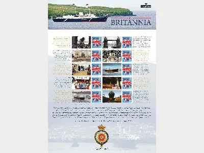 HMY Britannia [Commemorative Sheet]