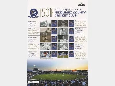 Middlesex CCC [Commemorative Sheet]