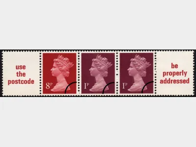 Machins: 10p Se-tenant Stamp Coil