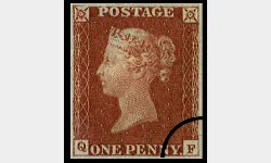 QV: 1d Red (imperf.)