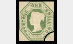 QV: 1s Green Embossed