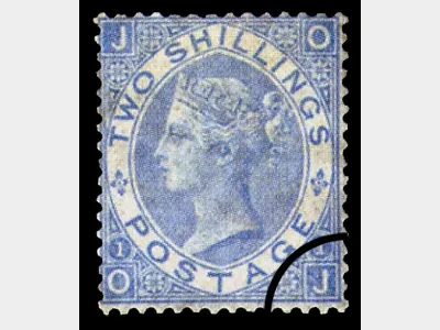 QV: 2s Blue (Large white letters)