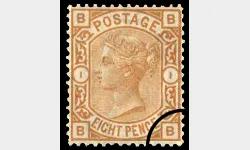 QV: 8d Orange (Large coloured letters)