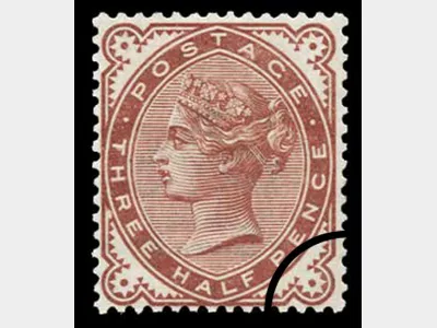 QV: 1 1/2d Venetian Red