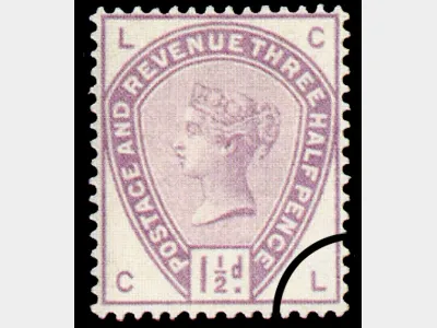 QV: 1 1/2d Lilac