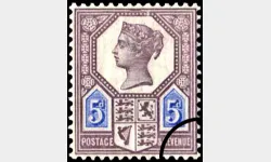 QV: 5d Purple & Blue (Jubilee)