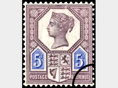 QV: 5d Purple & Blue (Jubilee)