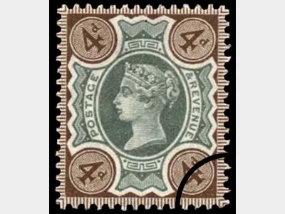 QV: 4d Green & Brown (Jubilee)