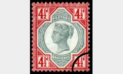 QV: 4 1/2d Green & Red (Jubilee)