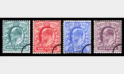 KEVII: 1/2d, 1d, 2  1/2d, 6d