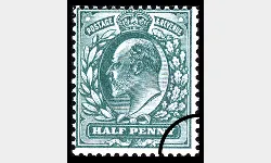 KEVII: 1/2d Blue-green