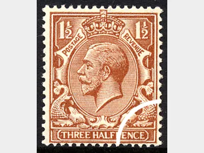 KGV: Profile Head: 1 1/2d Brown