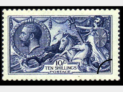 KGV: Seahorses: 10s Blue