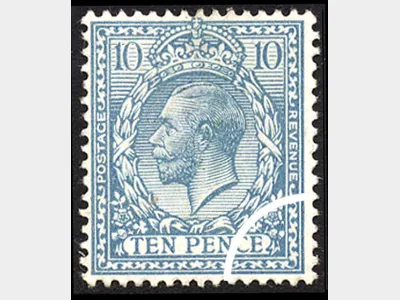 KGV: Profile Head: 10d Turquoise