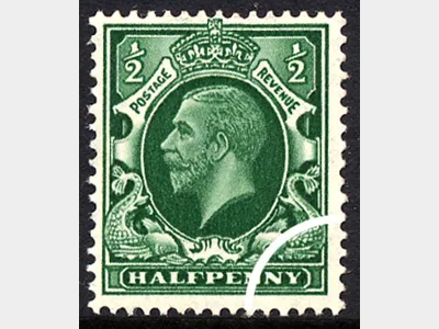 KGV: Photogravure: 1/2d Green