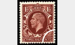 KGV: Photogravure: 1 1/2d Red-brown