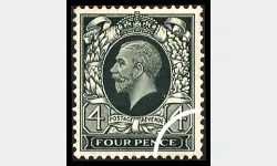 KGV: Photogravure: 4d Grey-green