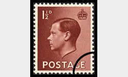 KEVIII: 1 1/2d Brown