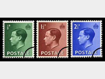 KEVIII: 1/2d, 1 1/2d, 2 1/2d