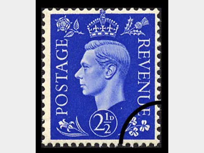 KGVI: 2 1/2d Blue