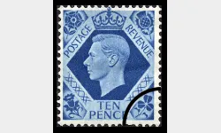 KGVI: 10d Turquoise-blue