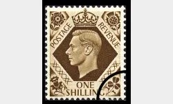 KGVI: 1s Bistre-brown