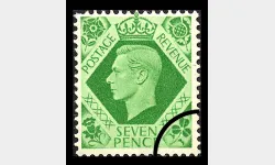 KGVI: 7d Emerald-green