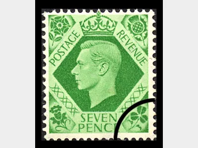 KGVI: 7d Emerald-green
