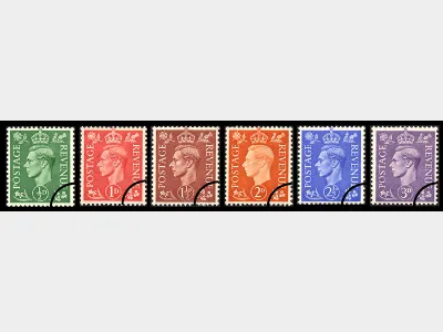 KGVI: Definitives Pale Colours