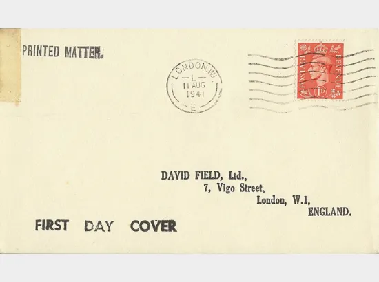 KGVI: 1d Pale Scarlet