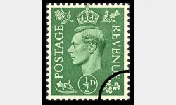 KGVI: 1/2d Pale Green