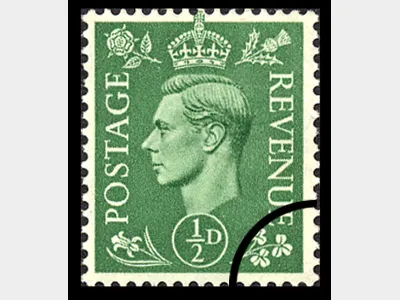 KGVI: 1/2d Pale Green