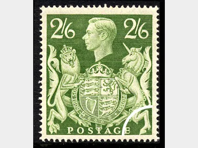 KGVI: 2s 6d Green