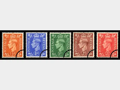KGVI: Definitives Colour Change