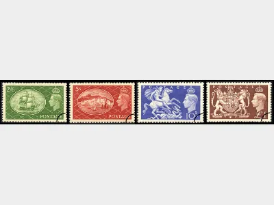 KGVI: Set of 4 Festival High Values