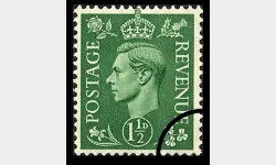 KGVI: 1 1/2d Pale Green