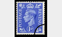 KGVI: 1d Pale Blue