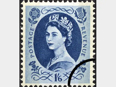 Wildings: 1s 6d Blue