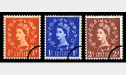 Wildings: 1/2d, 1d, 2d