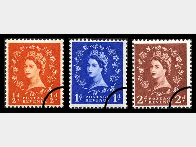 Wildings: 1/2d, 1d, 2d