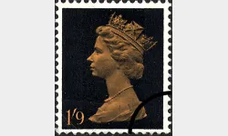 Machins: 1s 9d Orange & Black