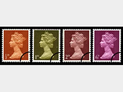 Machins: 1/2d, 1d, 2d, 6d