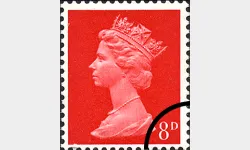 Machins: 8d Vermilion