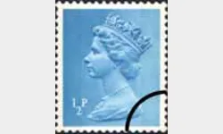 Machins: 1/2p Turquoise